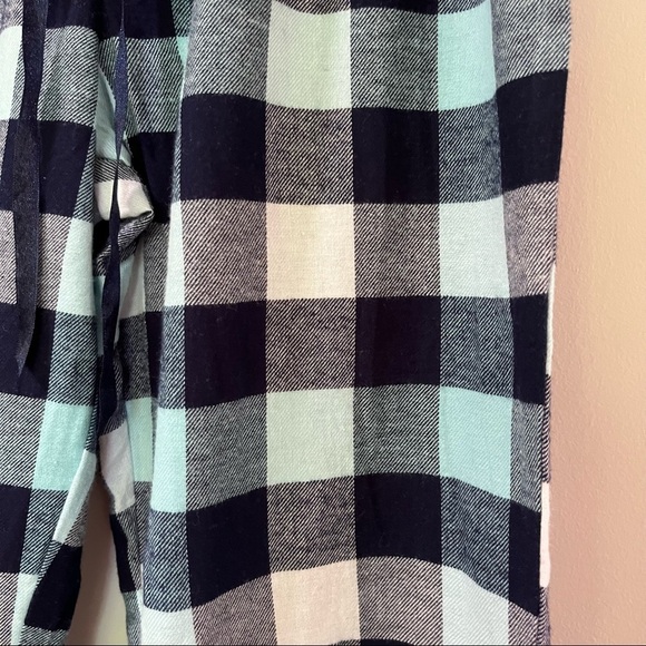 Croft & Borrow SZ Small Pajamas Plaid Black White Plaid 100% Cotton - Picture 9 of 15